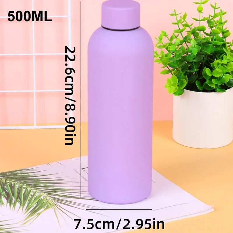 Thermosflasche Edelstahl 0,5/0,75ltr Isolierflasche BPA frei Trinkflasche
