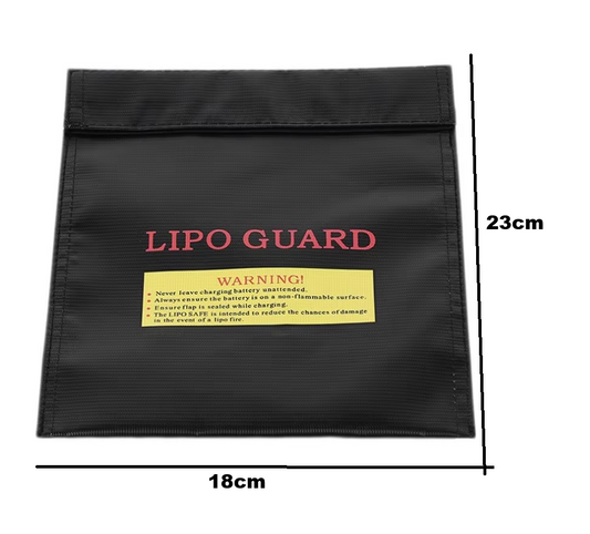 2 x Lipo Safe Bag Feuerfeste Explosionsgeschützte Lipo Akku Tasche Ladetasche